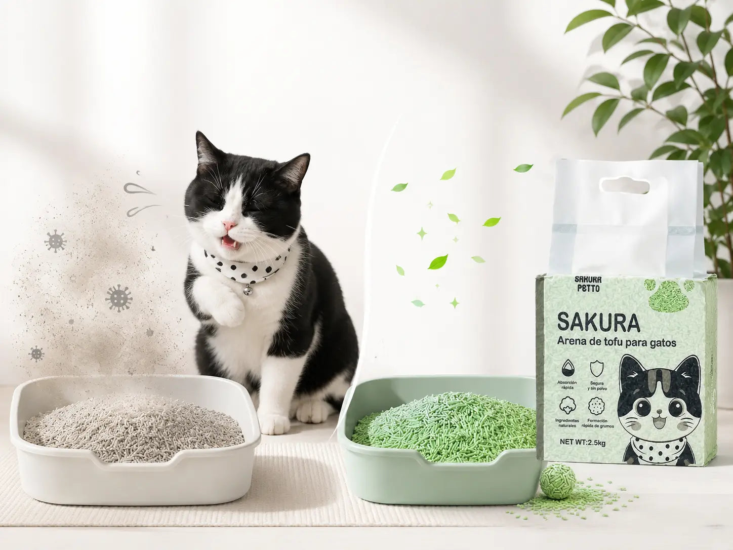 ¿Tu Gato Estornuda Mucho? Descubre Cómo la Arena de Tofu Protege su Salud Respiratoria