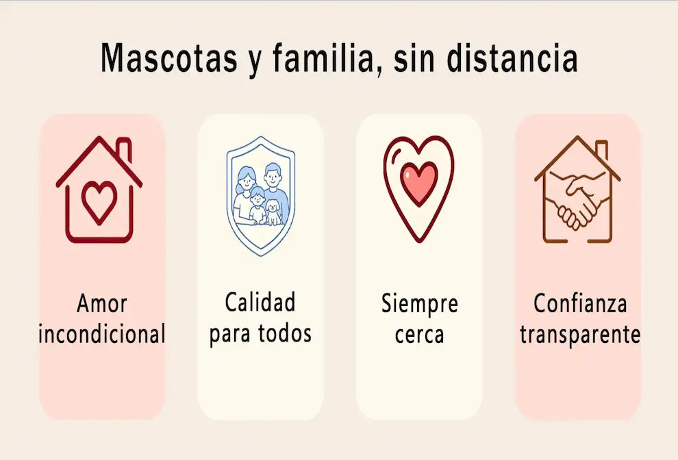Mascotas y familia, sin distancia